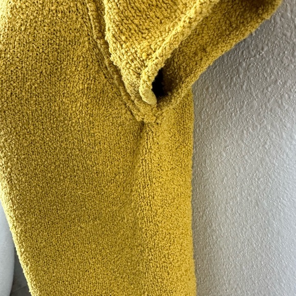Anthropologie Mustard Textured Knit Top - Picture 5 of 10